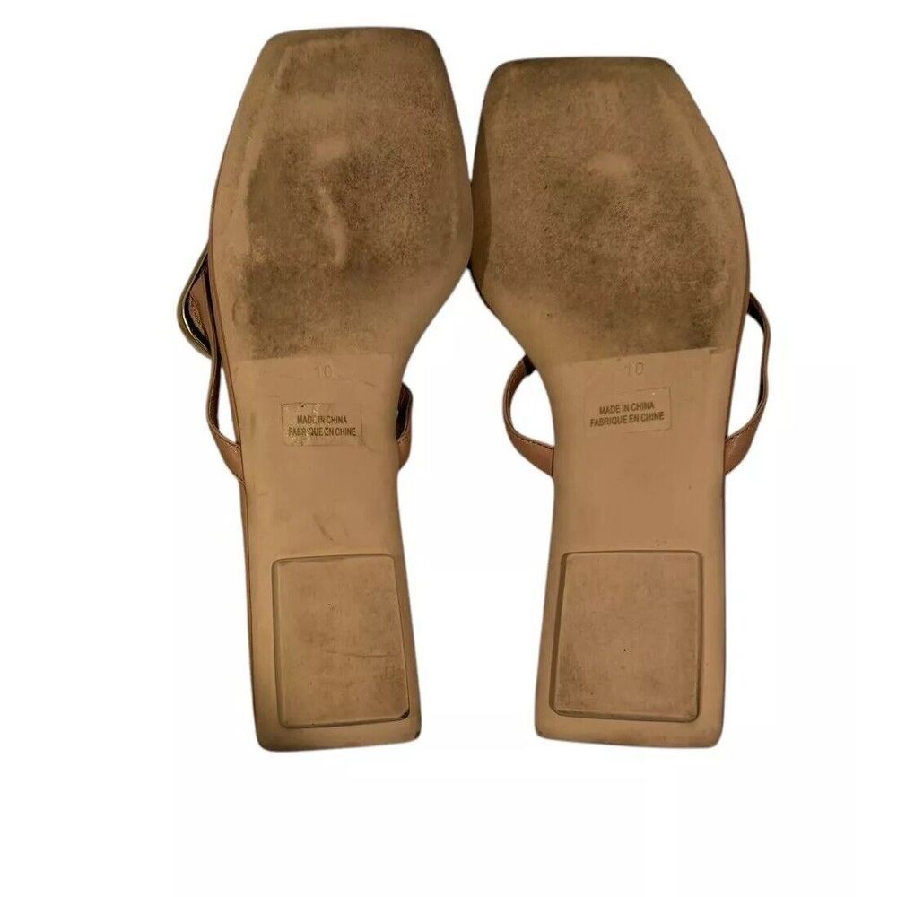 Jeffrey Campbell Tan Sandal with Gold Accent - Picture 10 of 10